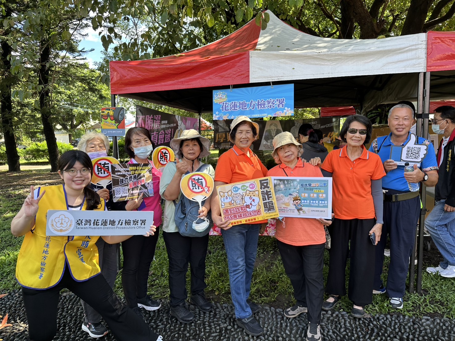 花蓮地檢署深入客庄宣導反賄選 「廉手同行」守護乾淨選風1