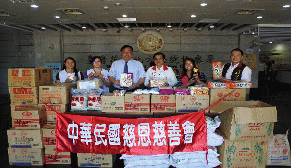 中華民國慈恩慈善會捐贈端午節關懷物資給更生保護會花蓮分會
